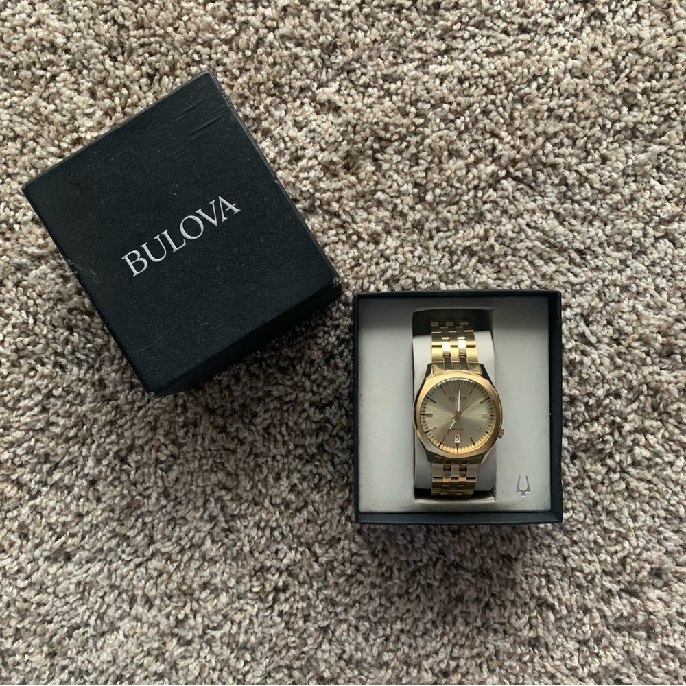 BULOVA Accutron II Surveyor Gold Dial Men's 41mm Watch